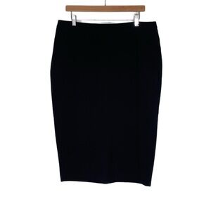 CAPSULE Black Pencil Skirt Ultimate Wardrobe Staple Size 12 NWT Professional